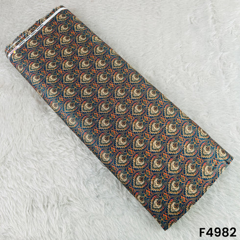 Digital Print Glaze Cotton Fabric-F4982